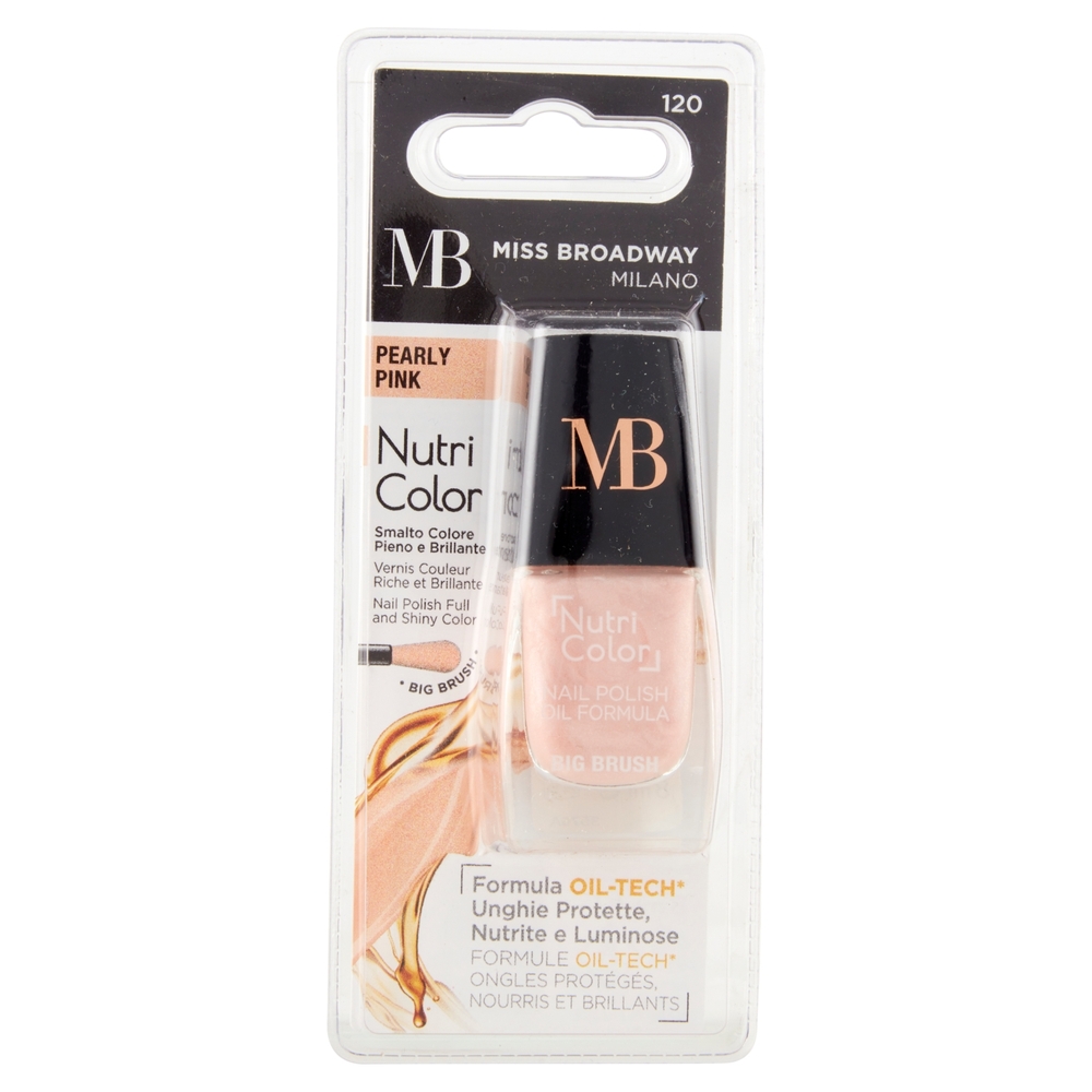 Miss Broadway Nutri Color Smalto Colore Pearly Pink 8 ml
